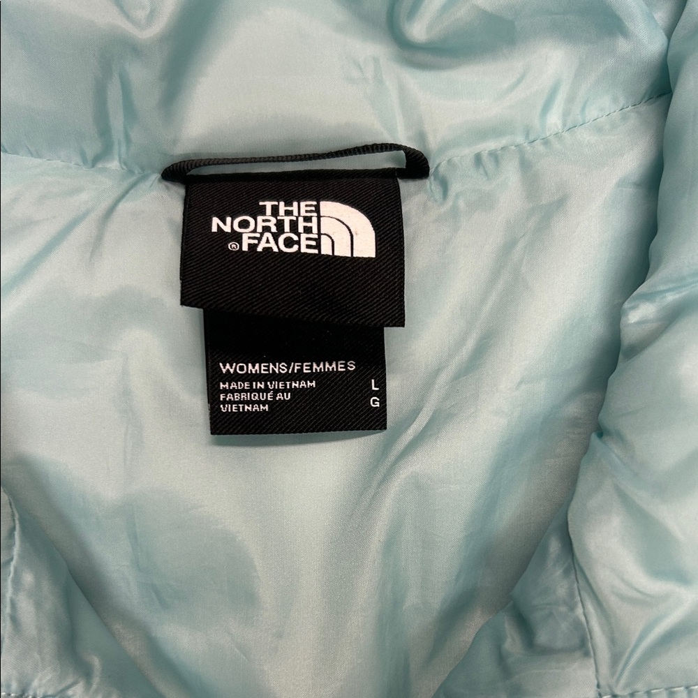 The North Face Sky Blue Quilted Vest - Picture 2 of 3